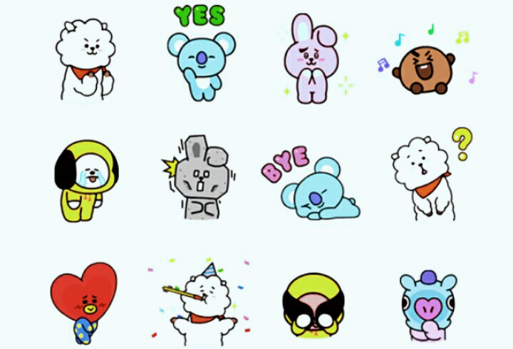 Bt21のキャラクター紹介 おすすめグッズ 無料lineスタンプをチェック