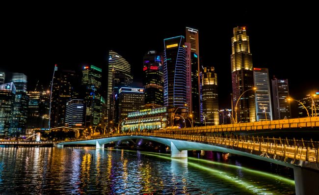 シンガポールの夜景のイメージ